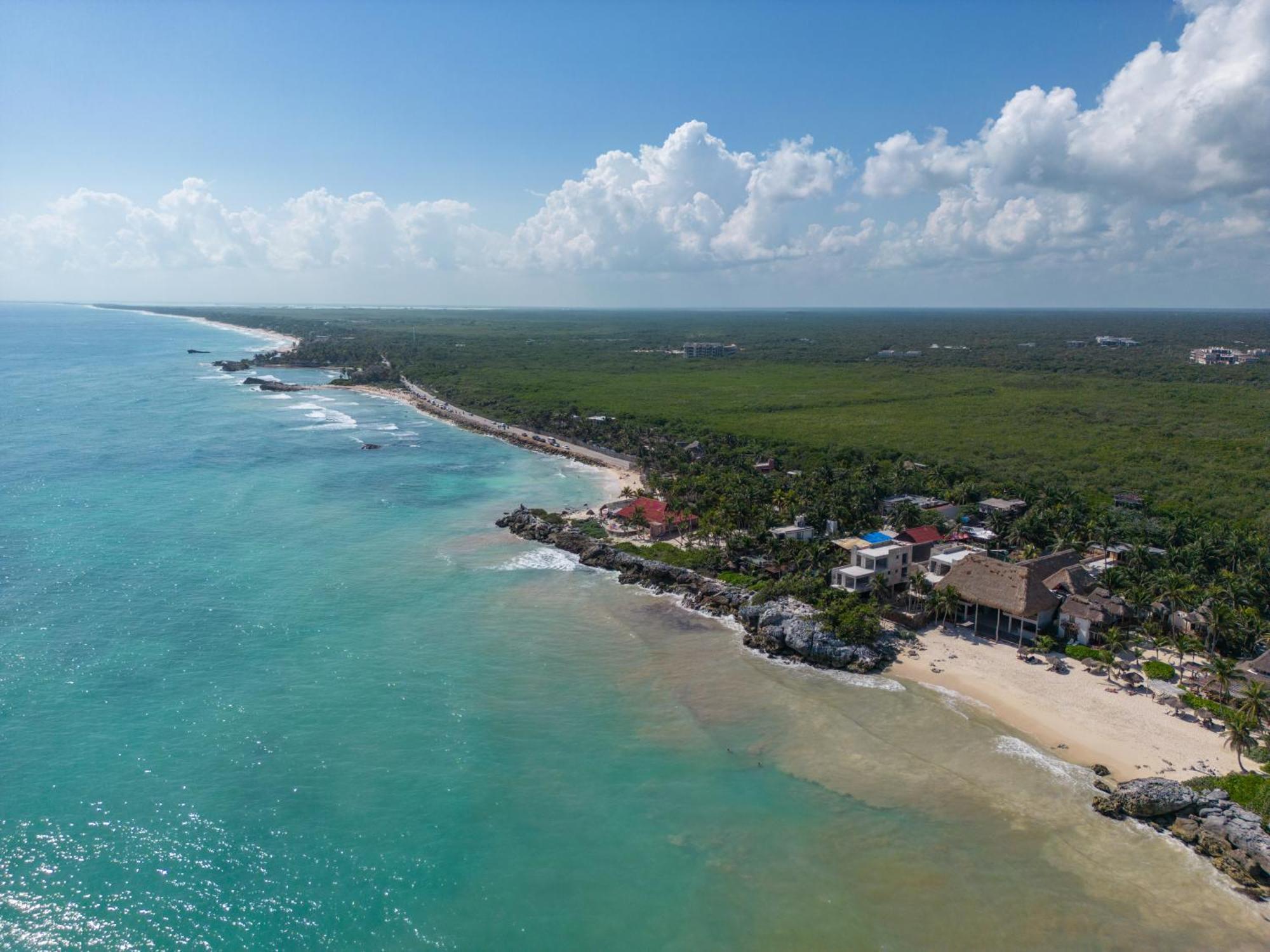 Tropicalito Villa On The Beach Tulum Exteriör bild